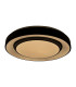 Monterey Dimmable 48cm CCT Integrated LED Semi Flush Ceiling Light Black 3000-6500K Remote Control-7
