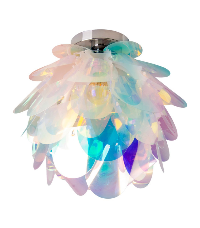 Fora Semi Flush Ceiling Light Iridescent 1xE27-1