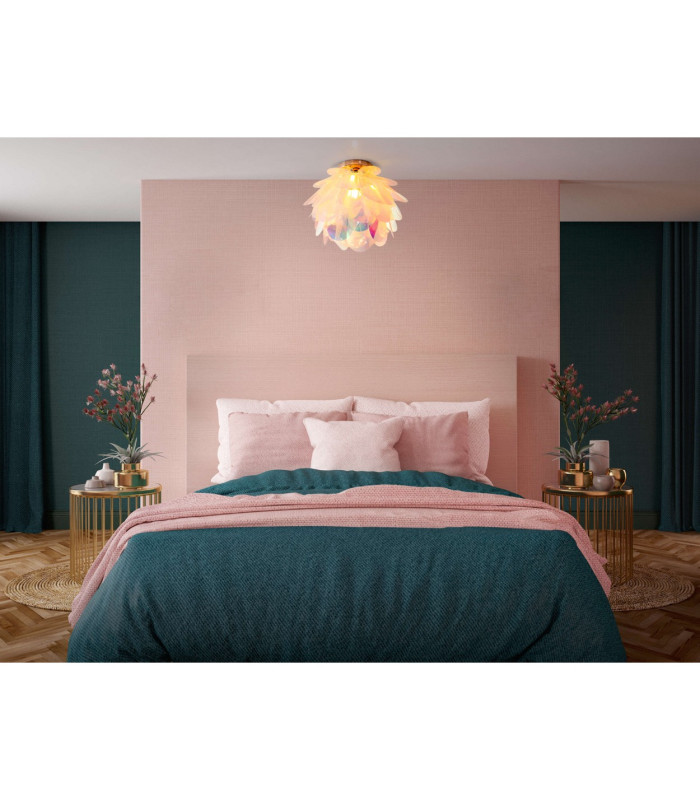 Fora Semi Flush Ceiling Light Iridescent 1xE27-4