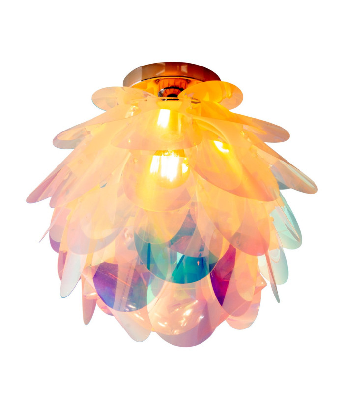 Fora Semi Flush Ceiling Light Iridescent 1xE27-7