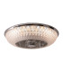 Viento Dimmable LED Ceiling Fan Clear/Transparent 3000-6000K Remote Control-1