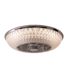 Viento Dimmable LED Ceiling Fan Clear/Transparent 3000-6000K Remote Control-1