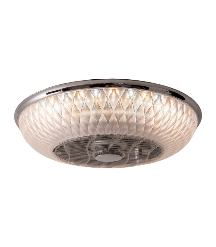 Viento Dimmable LED Ceiling Fan Clear/Transparent 3000-6000K Remote Control-1