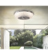 Viento Dimmable LED Ceiling Fan Clear/Transparent 3000-6000K Remote Control-6