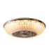 Viento Dimmable LED Ceiling Fan Clear/Transparent 3000-6000K Remote Control-8