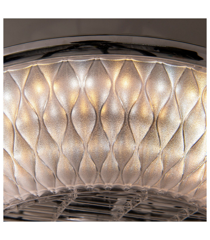 Viento Dimmable LED Ceiling Fan Clear/Transparent 3000-6000K Remote Control-16