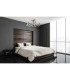 Festos Dimmable Integrated LED Semi Flush Ceiling Light Satin Nickel 2833K-3