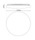 Mesa LED Flush Ceiling Light White PIR Motion Sensor 4000K IP44-2