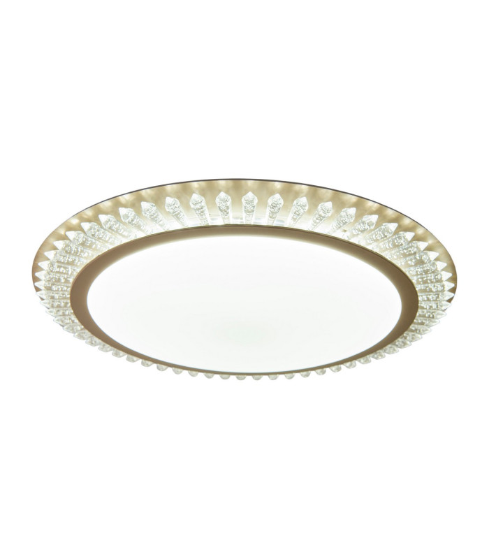 Madison Dimmable LED Decorative Flush Ceiling Light Gold 3000-6500K Remote Control-7