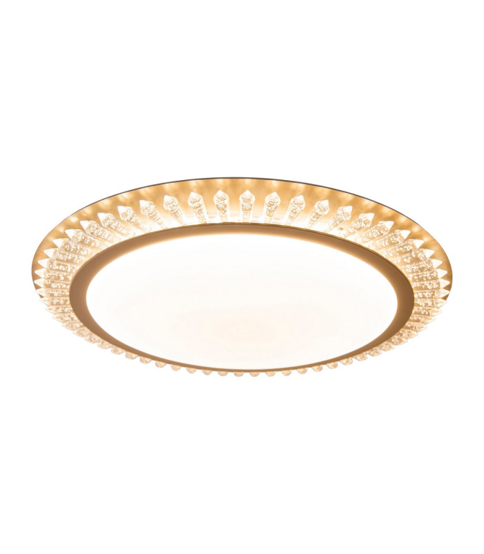 Madison Dimmable LED Decorative Flush Ceiling Light Gold 3000-6500K Remote Control-8
