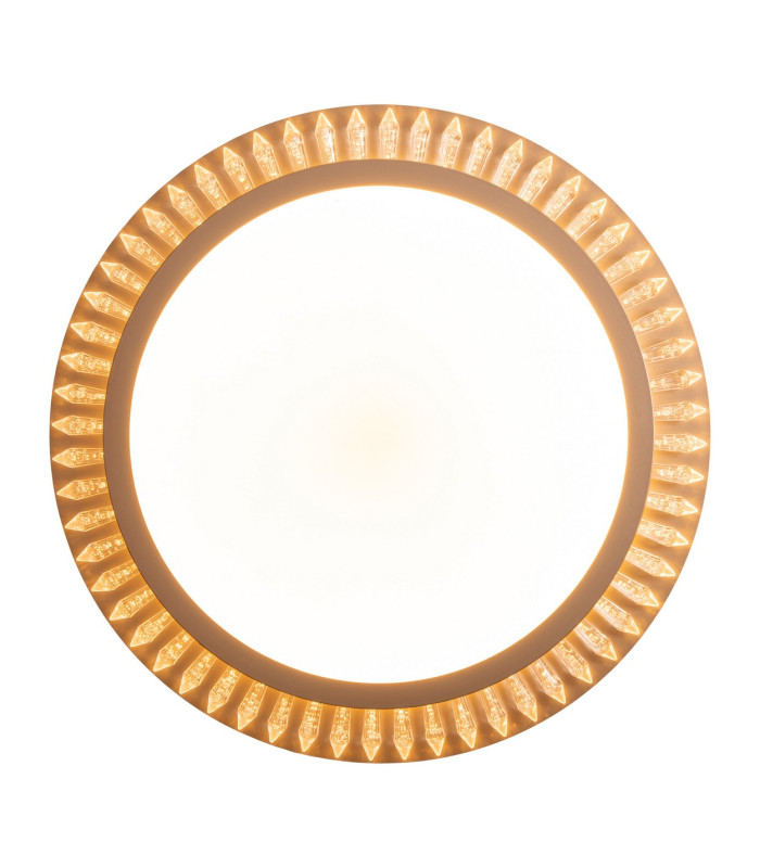 Madison Dimmable LED Decorative Flush Ceiling Light Gold 3000-6500K Remote Control-10
