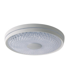 Boise Dimmable LED Decorative Flush Ceiling Light White 3000-6500K Remote Control-1