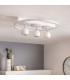 Ronda Integrated LED Semi Flush Ceiling Light White 3000K-5
