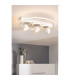 Ronda Integrated LED Semi Flush Ceiling Light White 3000K-6