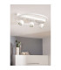 Ronda Integrated LED Semi Flush Ceiling Light White 3000K-7