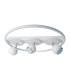 Ronda Integrated LED Semi Flush Ceiling Light White 3000K-11
