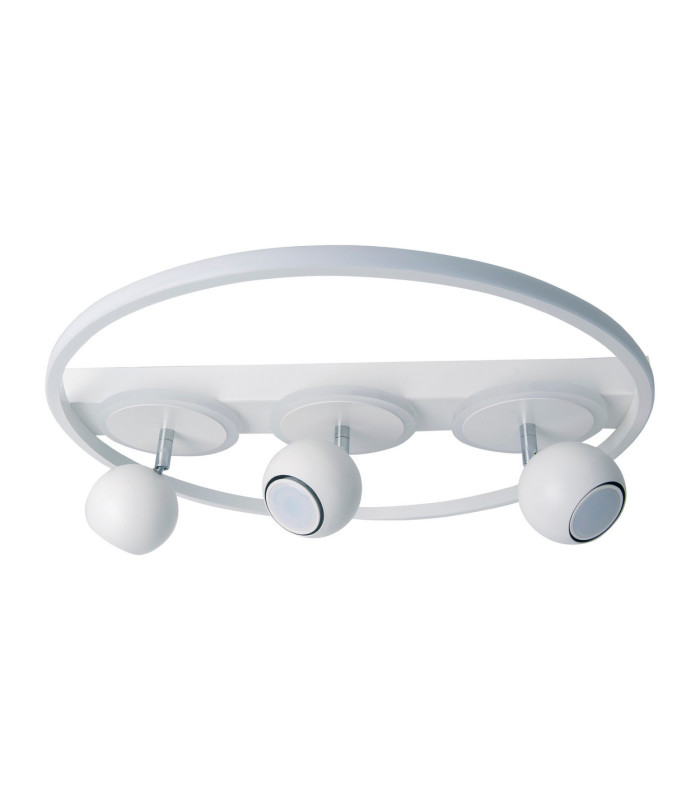 Ronda Integrated LED Semi Flush Ceiling Light White 3000K-11