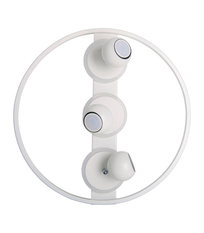 Ronda Integrated LED Semi Flush Ceiling Light White 3000K-12
