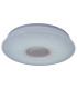 Montreal CCT Integrated LED Semi Flush Ceiling Light White 2700-6500K IP44 Remote Control-1
