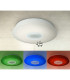 Montreal CCT Integrated LED Semi Flush Ceiling Light White 2700-6500K IP44 Remote Control-3