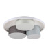 Eppan Dimmable Integrated LED Semi Flush Ceiling Light Grey 3048K-1