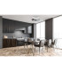 Eppan Dimmable Integrated LED Semi Flush Ceiling Light Grey 3048K-2