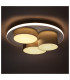 Eppan Dimmable Integrated LED Semi Flush Ceiling Light Grey 3048K-8