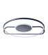 Brendan Integrated LED Semi Flush Ceiling Light Black 3000K-1