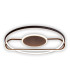 Brendan Integrated LED Semi Flush Ceiling Light Black 3000K-4