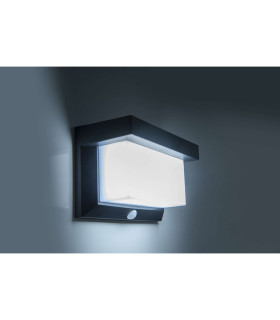 Aurel LED Solar Outdoor Motion Sensor Wall Lamp Black PIR + Dusk to Dawn Sensor 7000K IP44-2