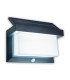 Aurel LED Solar Outdoor Motion Sensor Wall Lamp Black PIR + Dusk to Dawn Sensor 7000K IP44-11