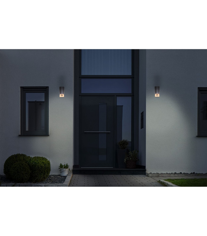 Rombe Outdoor Wall Down Lamp Anthracite PIR + Dusk to Dawn Sensor 1xGU10 IP54-3
