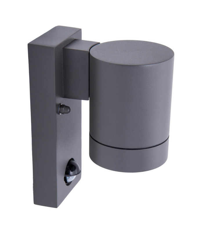 Rombe Outdoor Wall Down Lamp Anthracite PIR + Dusk to Dawn Sensor 1xGU10 IP54-12