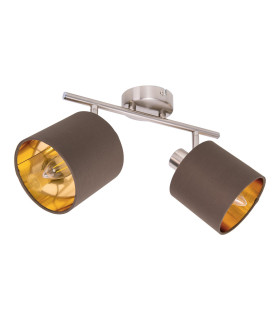 Maron Twin Ceiling Spotlight Brown 2xE14-1