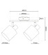 Maron Twin Ceiling Spotlight Brown 2xE14-4