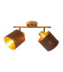 Maron Twin Ceiling Spotlight Brown 2xE14-7
