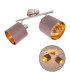Maron Twin Ceiling Spotlight Brown 2xE14-10