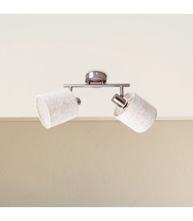 Maron Twin Ceiling Spotlight Nature 2xE14-2