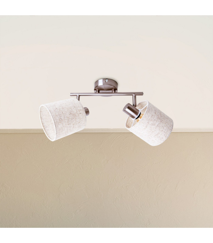 Maron Twin Ceiling Spotlight Nature 2xE14-2