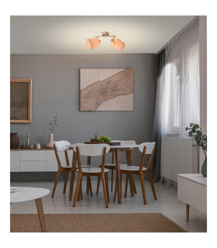 Maron Twin Ceiling Spotlight Nature 2xE14-3