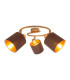 Maron Ceiling Spotlight Clusters Brown 3xE14-4