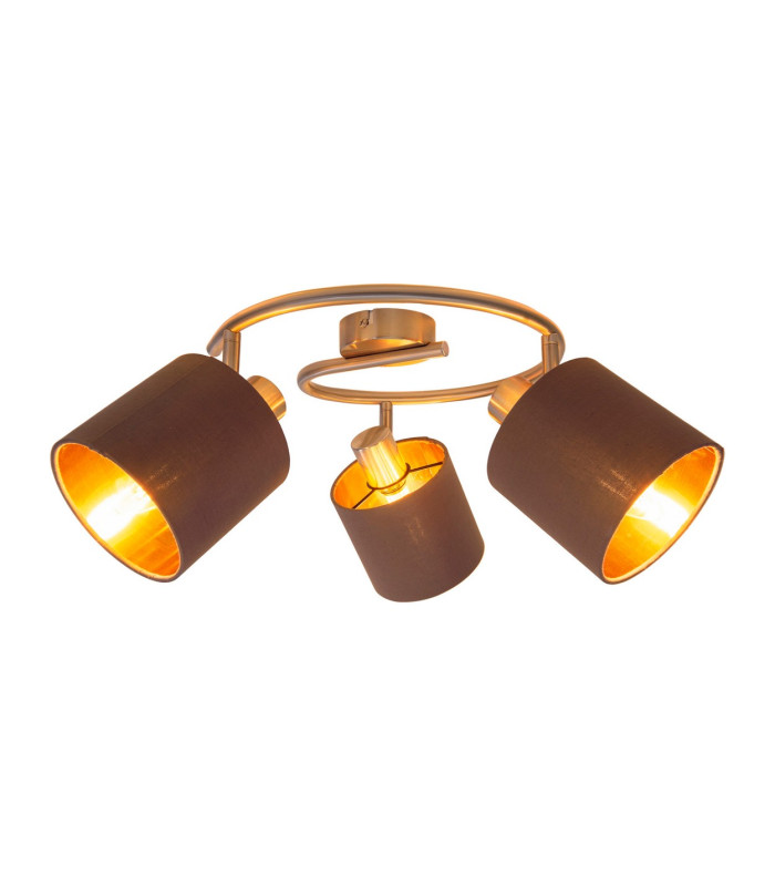 Maron Ceiling Spotlight Clusters Brown 3xE14-4
