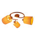 Maron Ceiling Spotlight Clusters Beige 3xE14-4