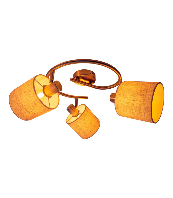 Maron Ceiling Spotlight Clusters Beige 3xE14-4