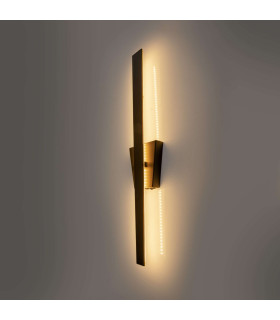 Trevor Integrated LED Wall Lamp Black 3100K-2