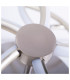 Rizado Dimmable Integrated LED Semi Flush Ceiling Light Steel-Blank 2797K-10