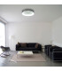 Multo Dimmable CCT Integrated LED Semi Flush Ceiling Light Satin Nickel 2650-6520K Remote Control-3