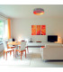 Multo Dimmable CCT Integrated LED Semi Flush Ceiling Light Satin Nickel 2650-6520K Remote Control-4