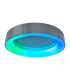 Multo Dimmable CCT Integrated LED Semi Flush Ceiling Light Satin Nickel 2650-6520K Remote Control-11