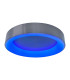Multo Dimmable CCT Integrated LED Semi Flush Ceiling Light Satin Nickel 2650-6520K Remote Control-13